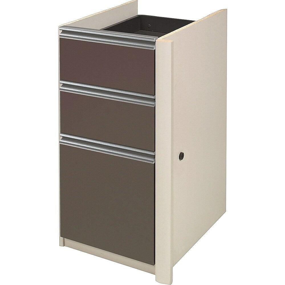 Image of Bestar Connexion Collection Pedestal, Sandstone & Slate, Brown