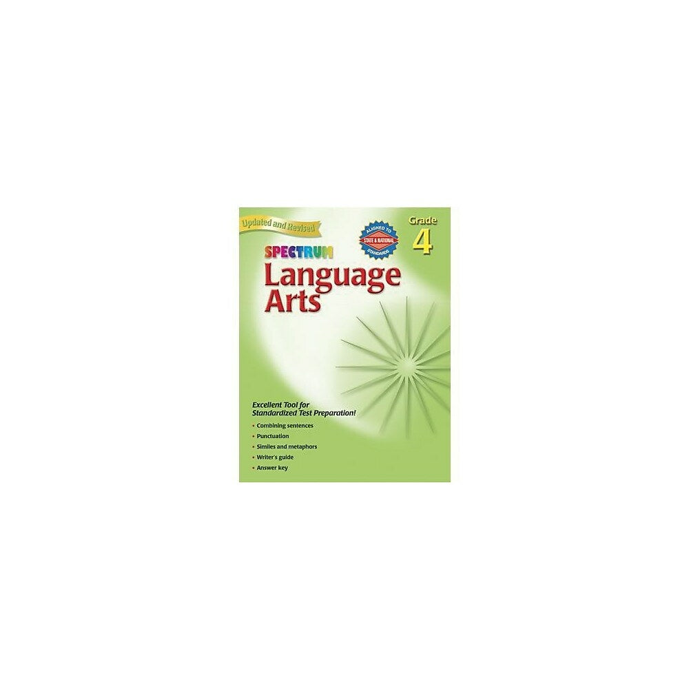 Image of Spectrum Language Arts Workbook, Grade 4 (CD-704591)