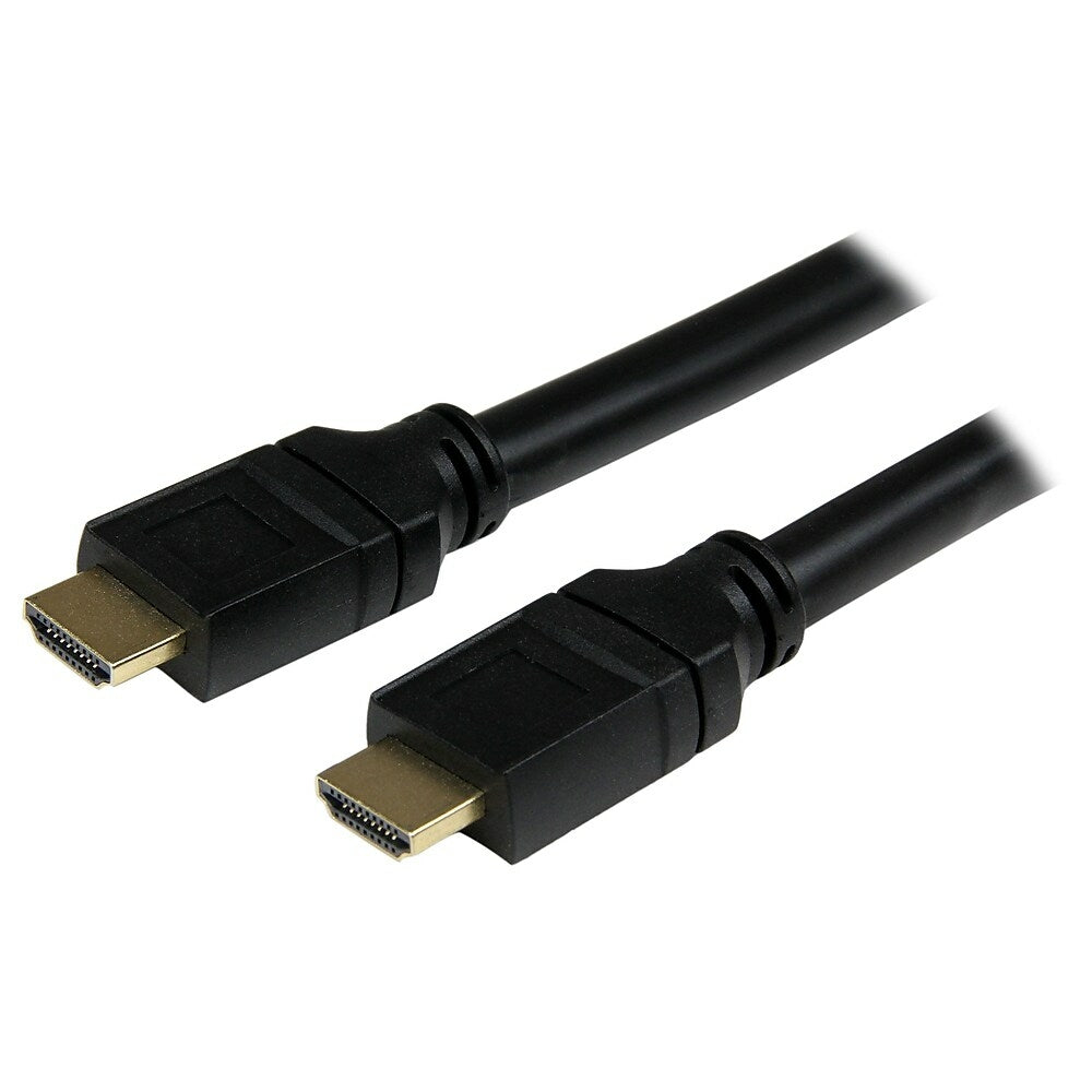 Image of StarTech 35 Ft 10M Plenum-Rated High Speed HDMI Cable, Ultra Hd 4K X 2K HDMI Cable, HDMI to HDMI M/M, Black