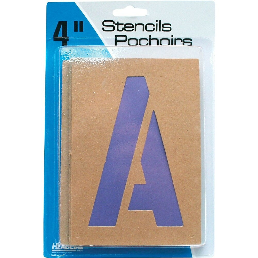 Image of HeadLine 4" Stencils - Letters & Numbers