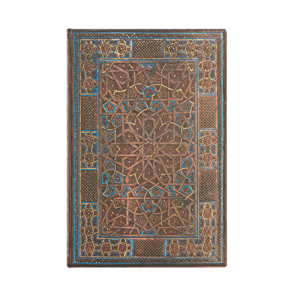 Image of Paperblanks Midnight Star - Cairo Atelier - Hardcover Journals - Mini - Lined - Elastic Band Closure - 176 Pg - 85 GSM, Blue