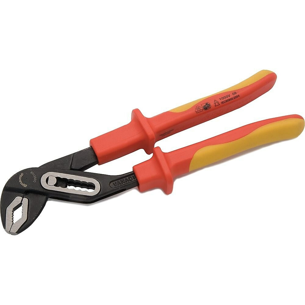 Image of Dynamic Tools 10" Box Joint Water Pump Pliers, Insulted Handle