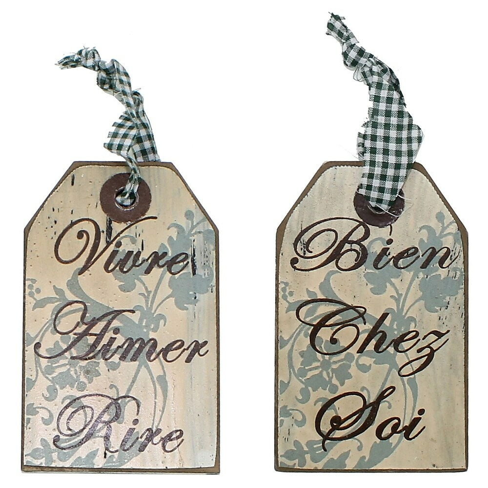 Image of Cathay Importers Assorted Rustic Hanging Quotes, 12 Pack (EC-24-0135)