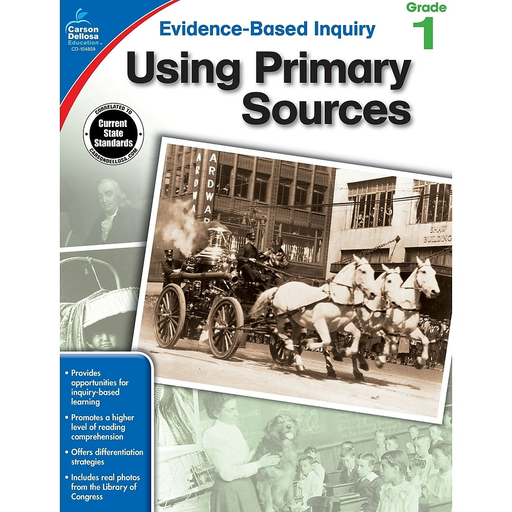 Image of eBook: Carson Dellosa 104859-EB Using Primary Sources - Grade 1