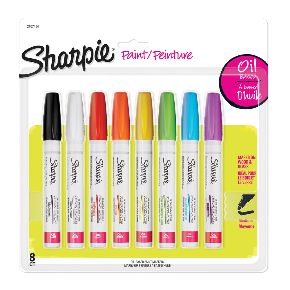 Image of Sharpie Oil-Based Medium Point Paint Markers - Assorted - 8 Pack