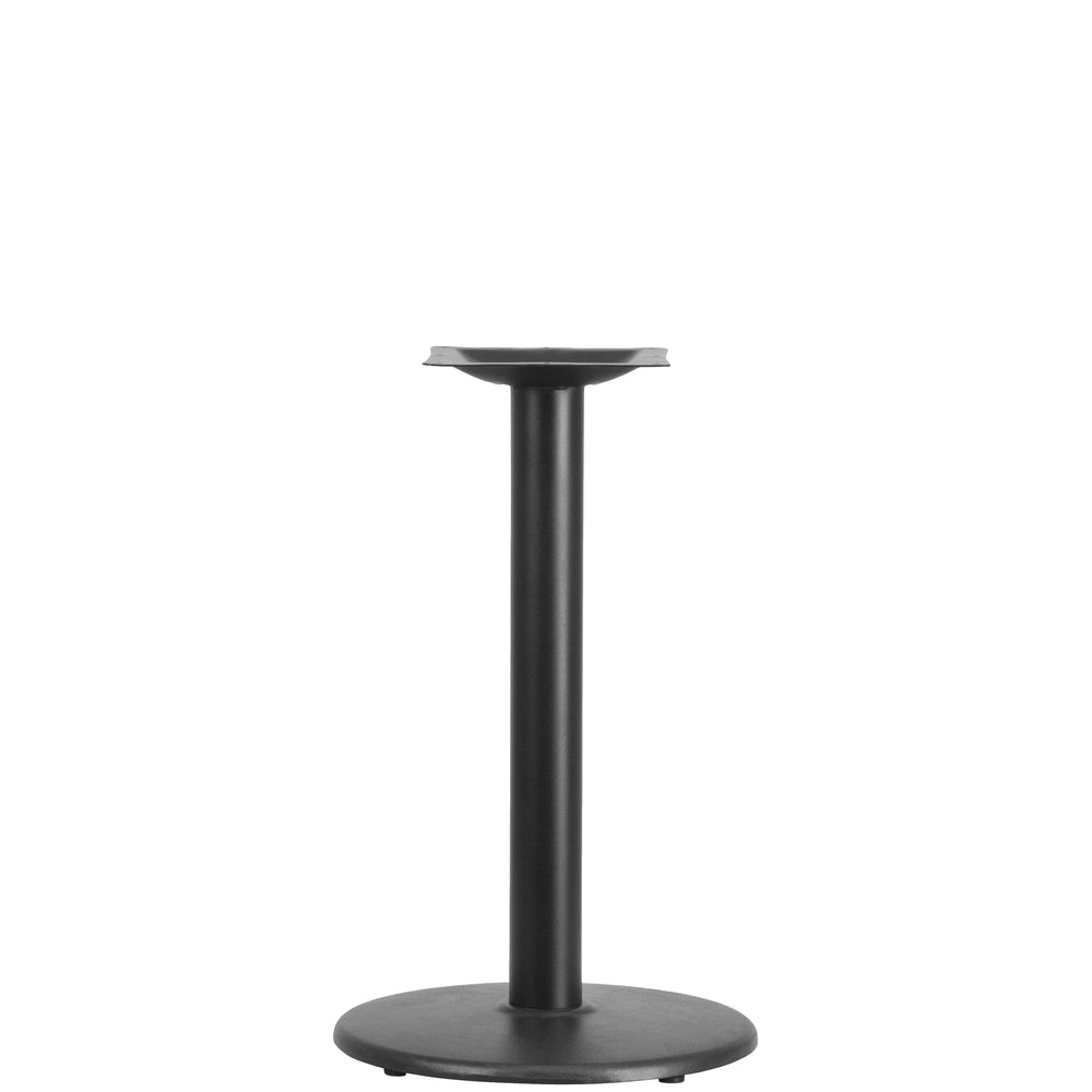 Image of Flash Furniture 18" Round Restaurant Table Base with 3" Dia. Table Height Column, Black