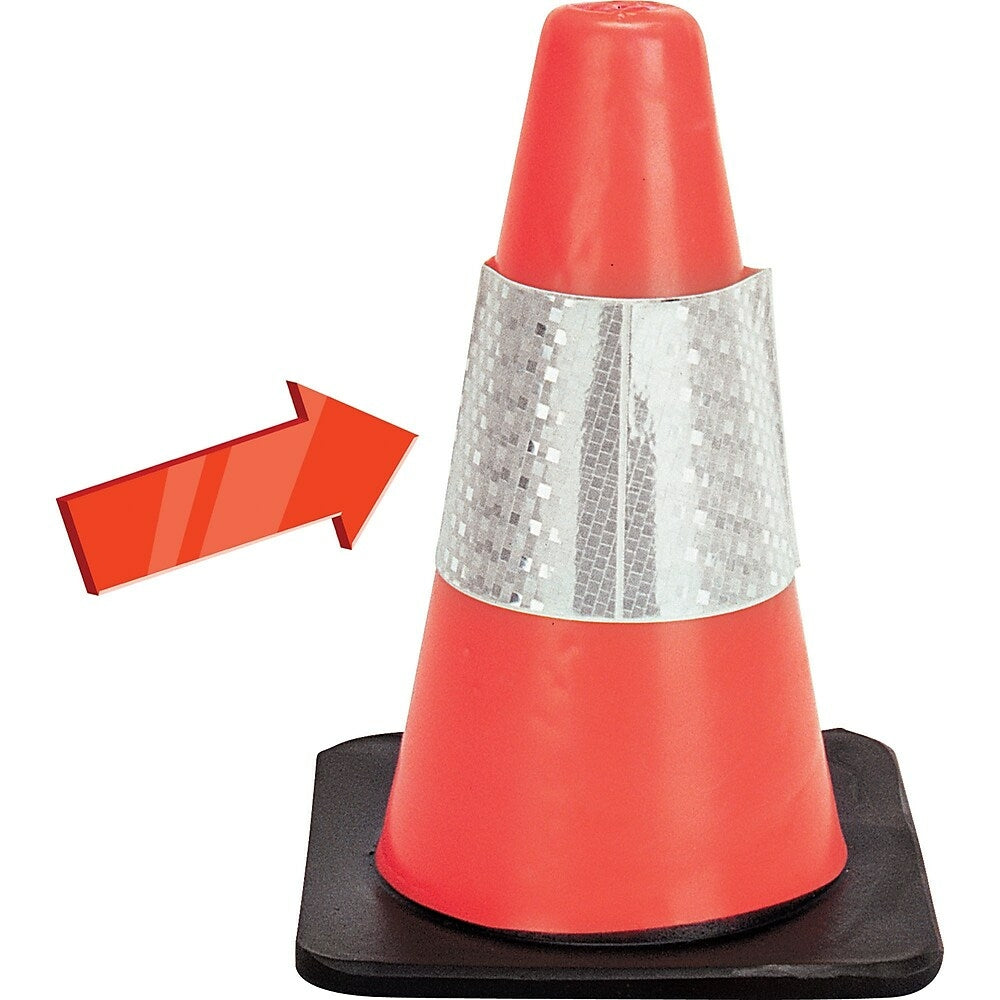 Image of SCN Industrial Reflective Collar For Traffic Cones - 12 Pack, Orange