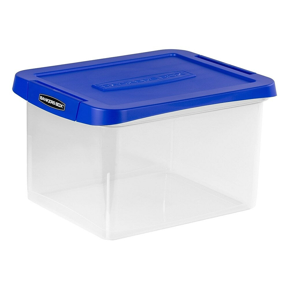 Image of Bankers Box Heavy-duty Letter/Legal Plastic File Storage Box