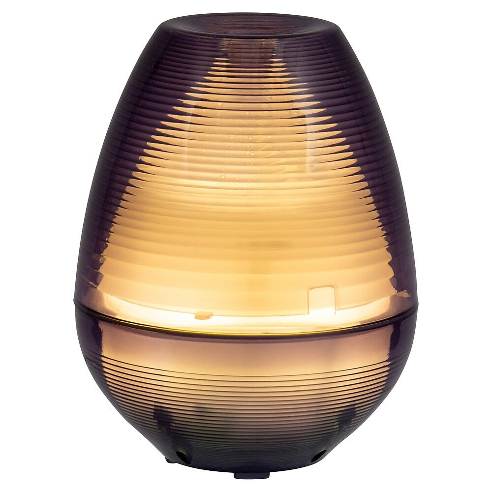 Image of Truu Design Ultrasonic Aroma Diffuser with LED Light, 5.5 x 7 x 5.5 inches, Purple