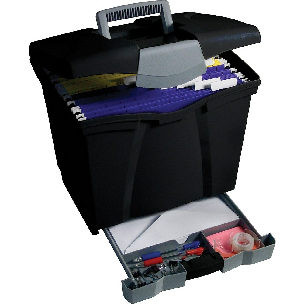 Image of Staples Portable File Box