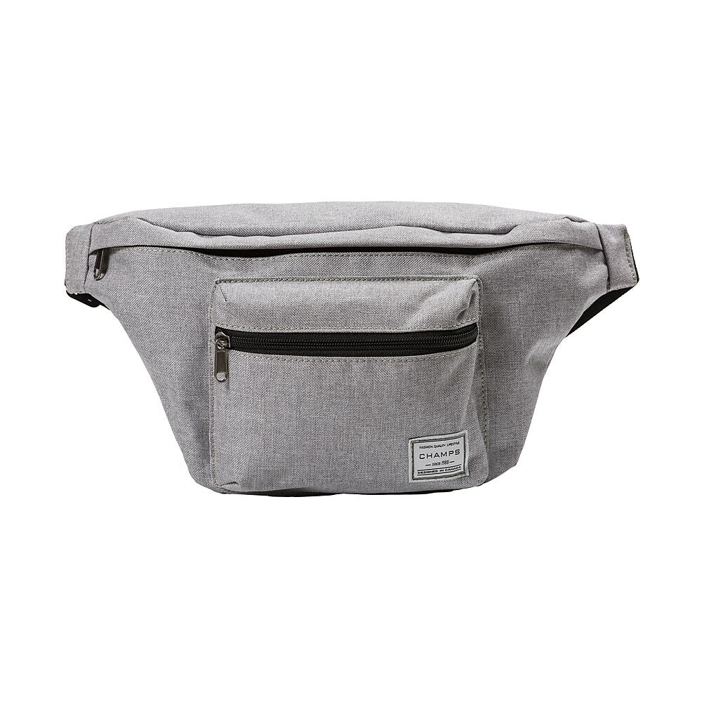 Image of Champs Canvas Waist-Pack/Crossbody Bag, Grey (MP2000-GREY)