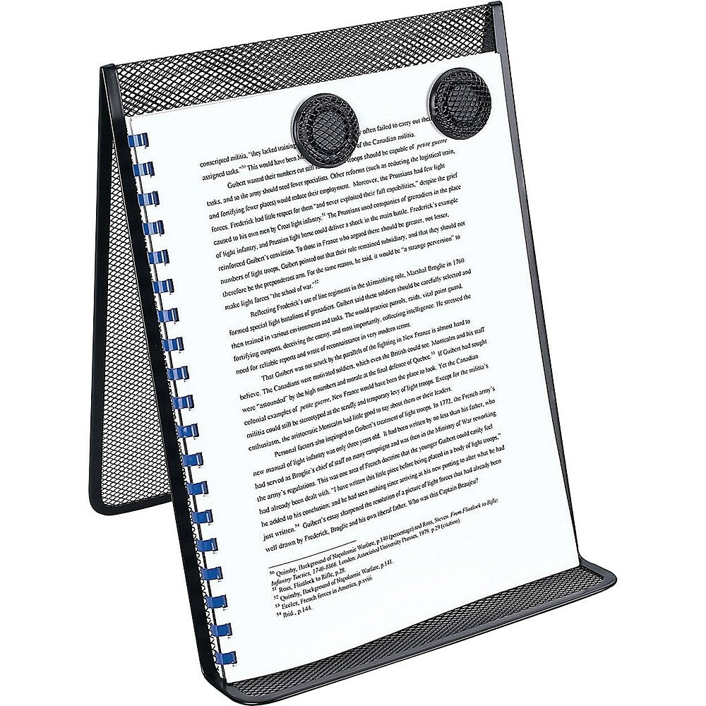 Image of Staples Metal Mesh Document Holder with Magnets - Black