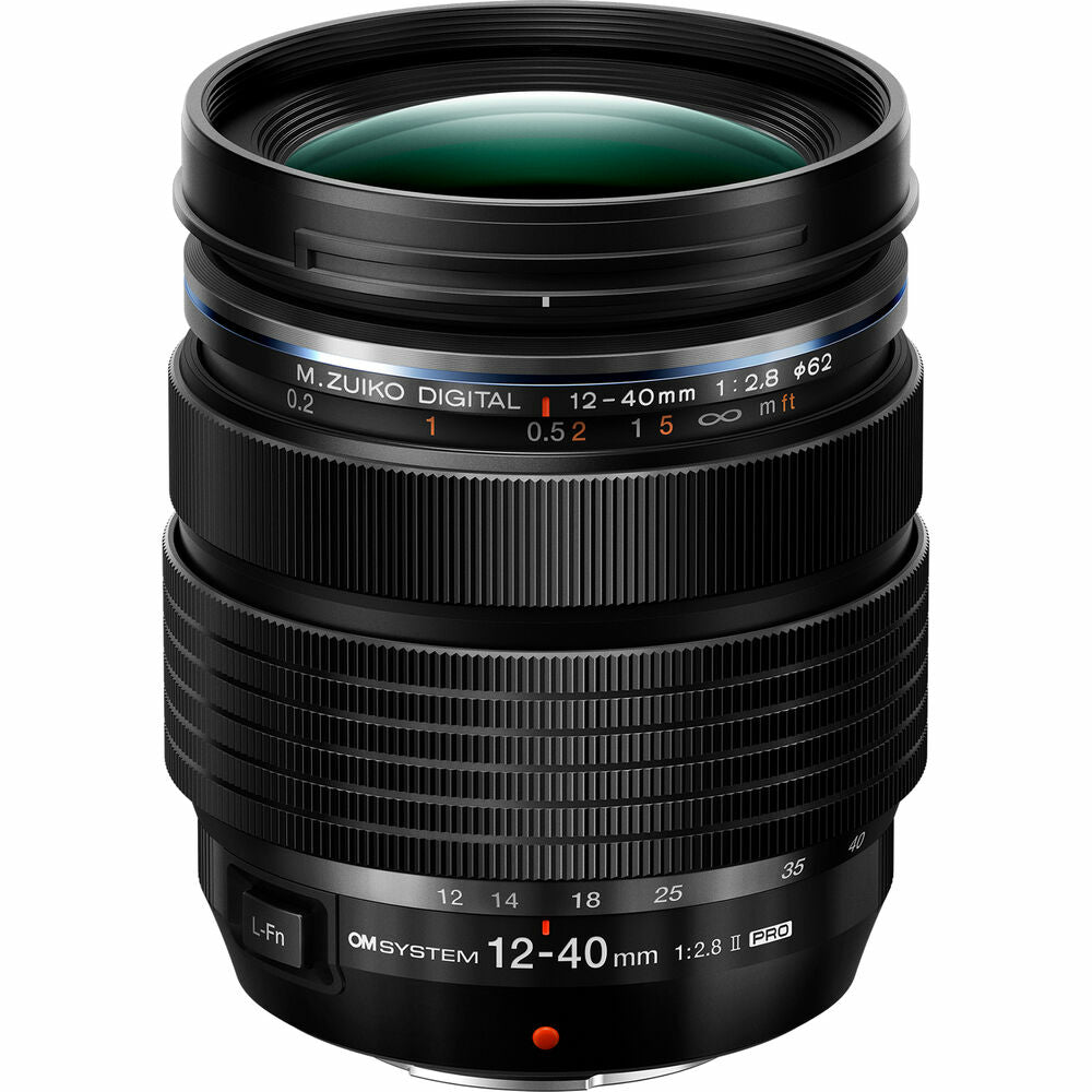 Image of OM System M. Zuiko 12-40mm f2.8 PRO II Lens - Black