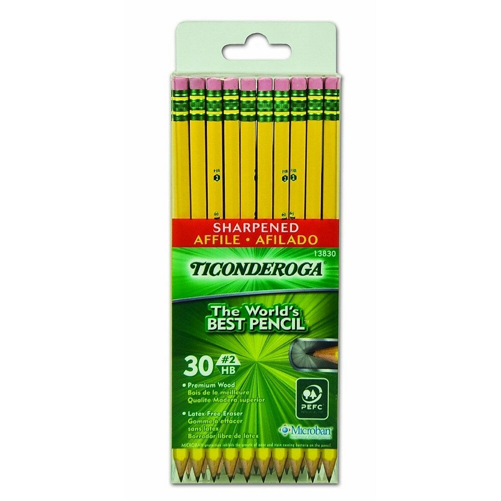 Image of Ticonderoga #2 HB Pencils - 30 Pack