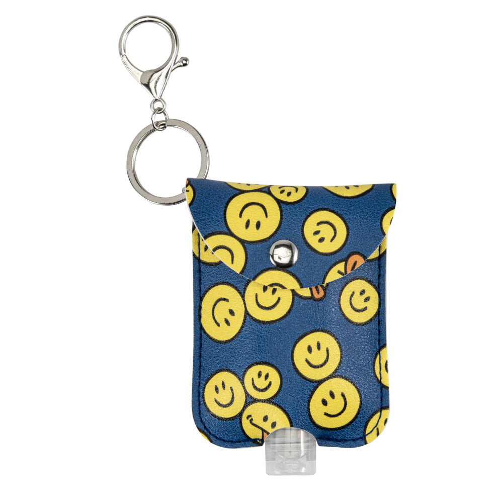 Image of Pep Rally Sanitizer Holder with Bottle - Multi Smile - Single