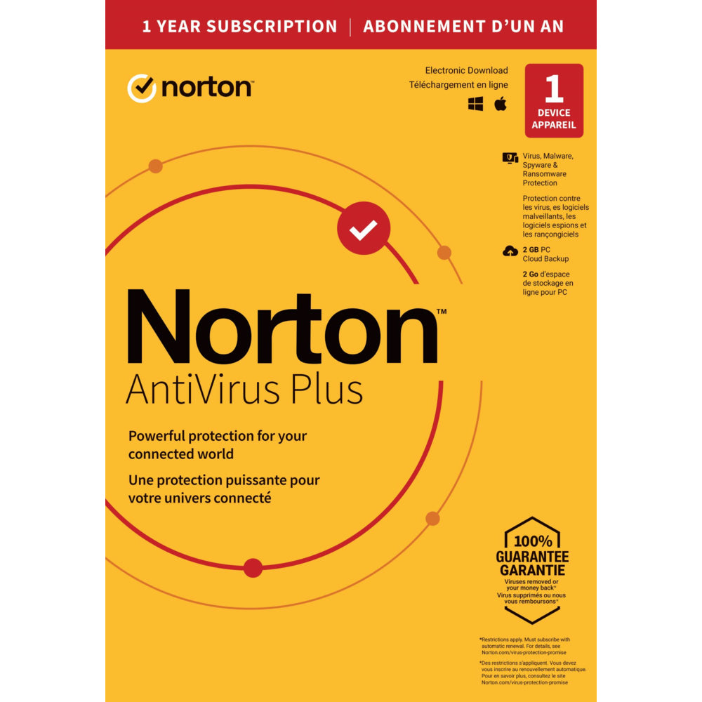 Image of Norton AntiVirus Plus Internet Security - 1 Device - 1 Year Subscription