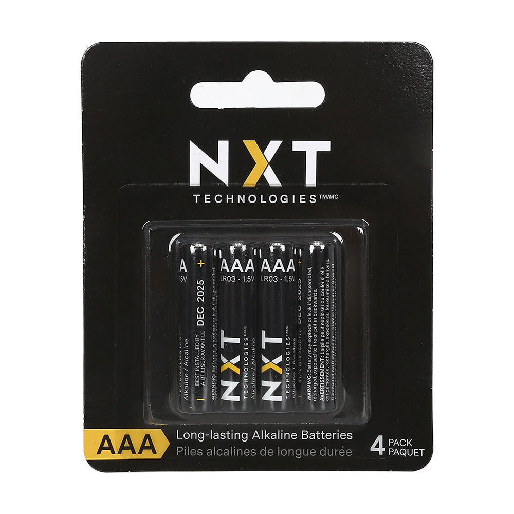 Image of NXT Technologies AAA Alkaline Battery - 4 Pack