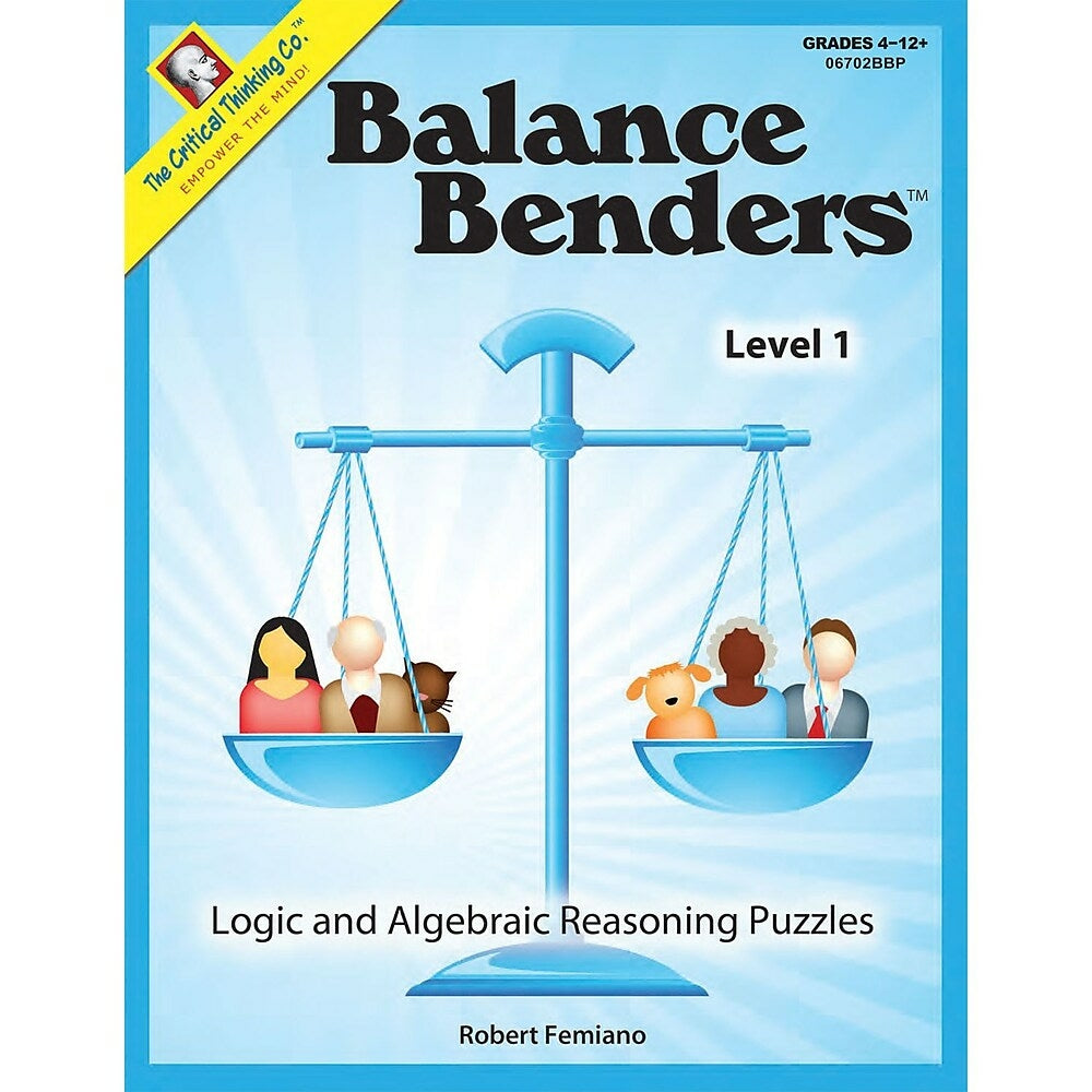 Image of The Critical Thinking Co Balance Benders Level 1 Book, Grades 4 - 12 (CTB06702BBP)