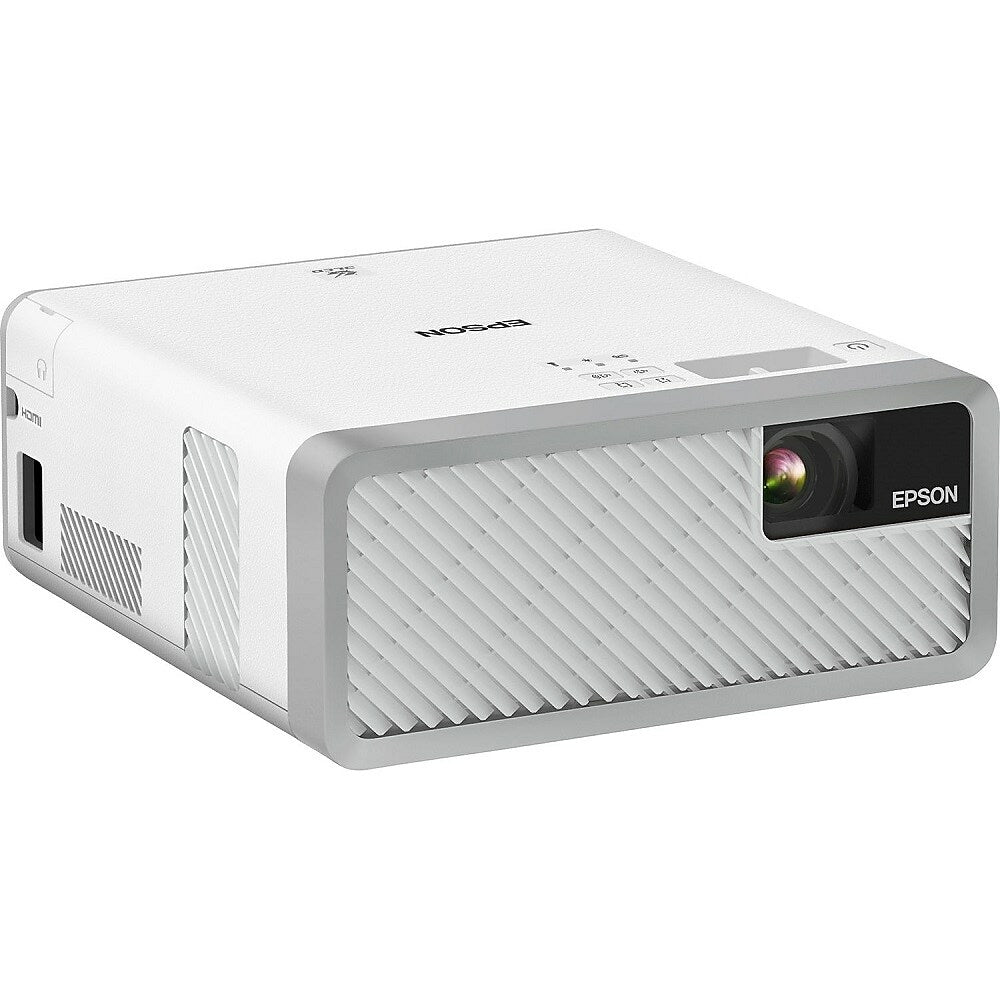 Image of Epson EF-100 Mini-Laser Streaming Projector with Android TV - White