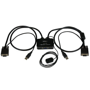 KVM HDMI Switch USB 2 Port Commutateur KVM HDMI 4K@ 60Hz,Commutateur USB et  HDMI pour 2 ordinateurs, clavier, souris, imprimante et un moniteur HD,  avec 2 câbles USB et 2 câbles HDMI