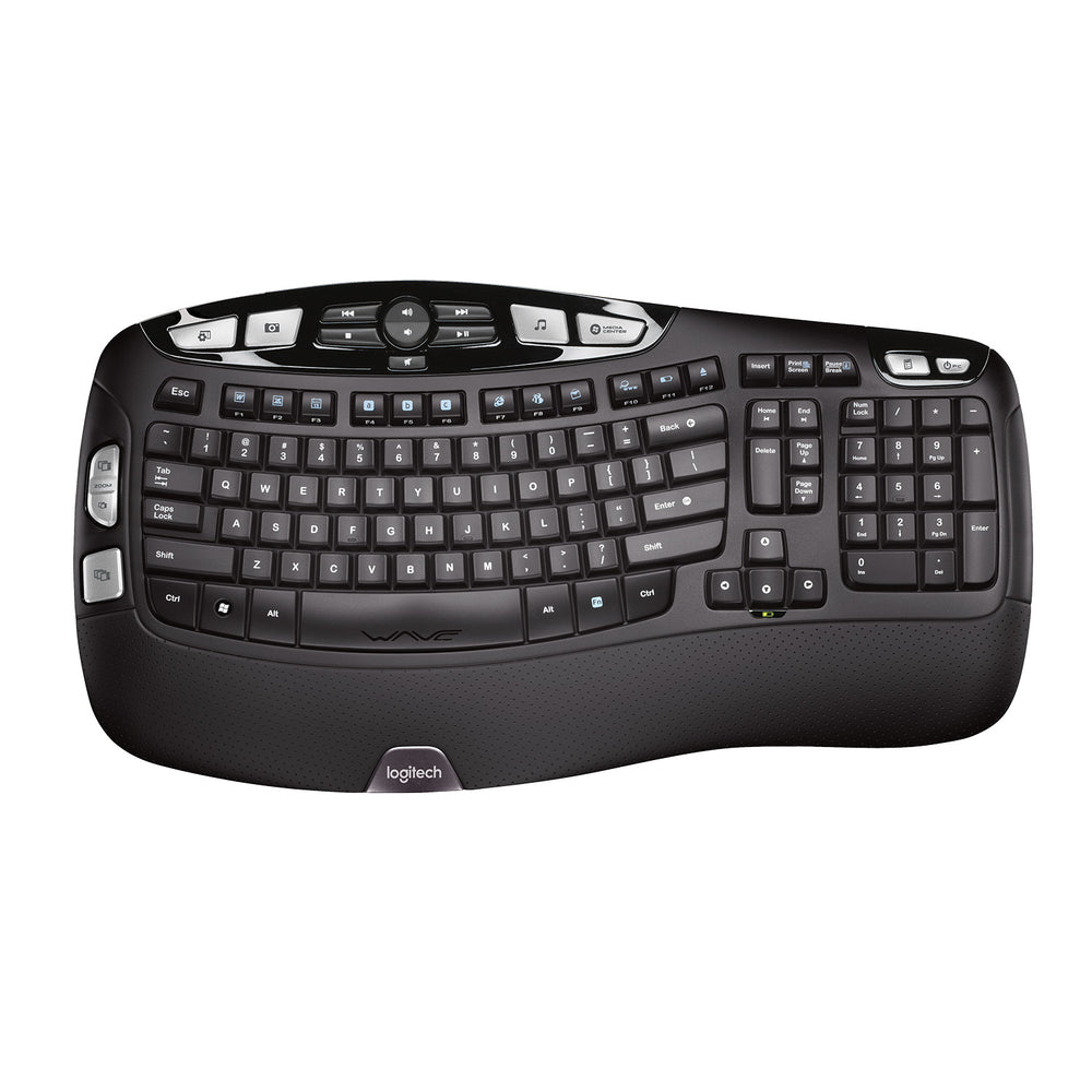 Image of Logitech K350 Wireless Keyboard - Black