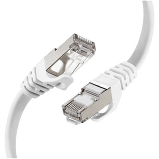Câble Ethernet plat Cat6 de 4,6 m (15 pieds) Câble réseau LAN Gigabit de  4,6 mètres (15 pieds) Cordon de raccordement haut débit RJ45 