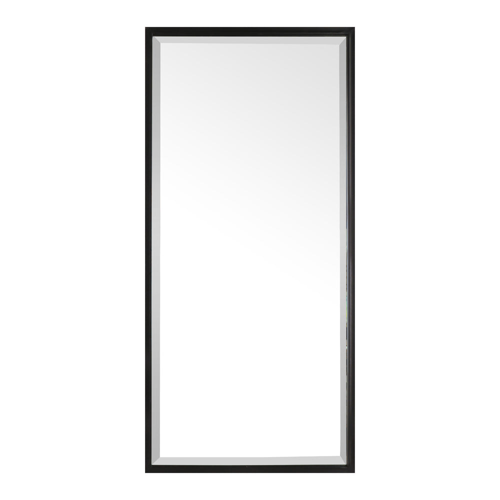 Image of Mirroize Lexington Vanity Wall Mirror - 35" x 16" - Black