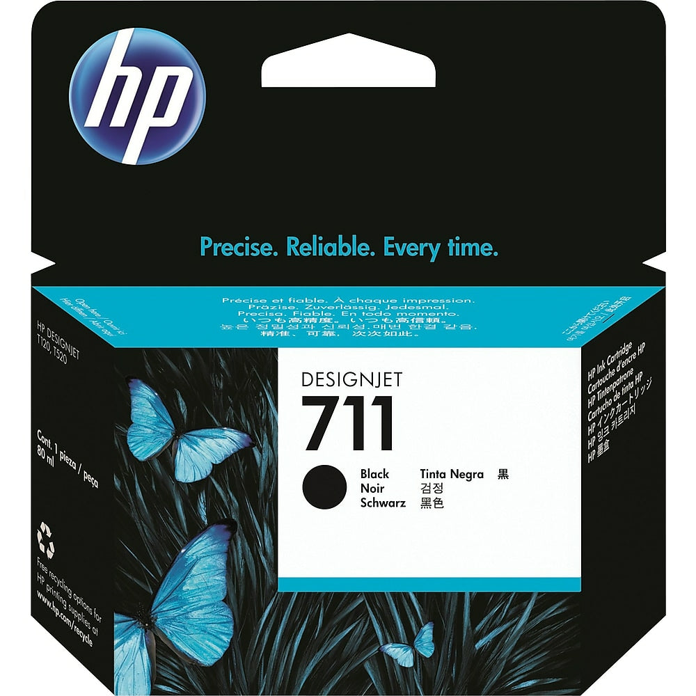 Image of HP 711 Black Ink Cartridge