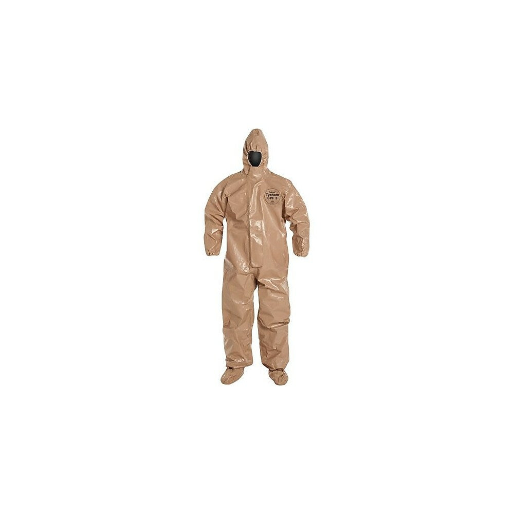 Image of Dupont Personal Protection Coverall Tychem CPF3 Elastic Wrist, Small (C3128T-S)