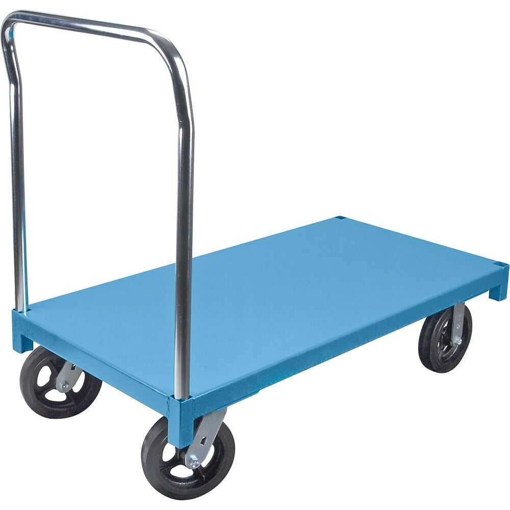 Image of Kleton Platform Truck, 48" L x 30" W, 1400 Lbs. Capacity, Rubber Casters