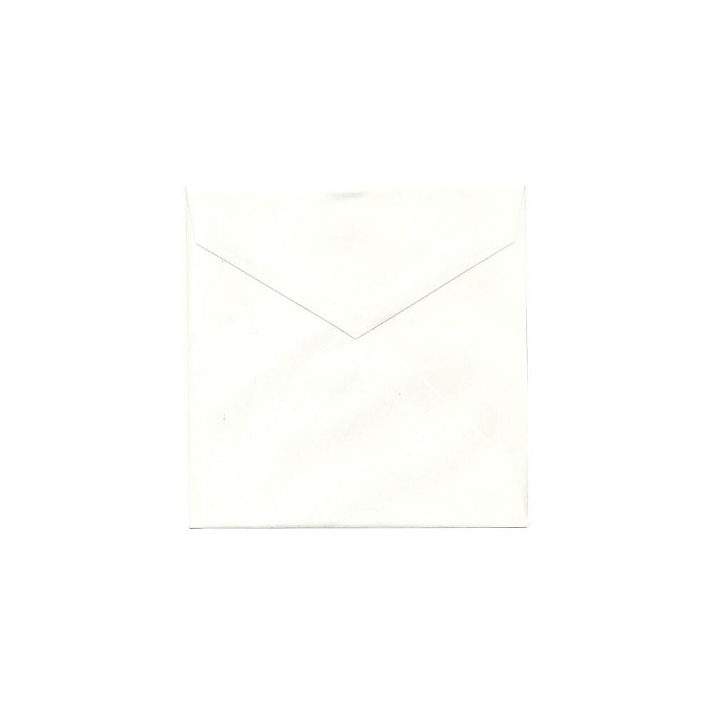Image of JAM Paper 7.5 x 7.5 Square Envelopes, Natural White with V-Flap, 1000 Pack (27912565B)