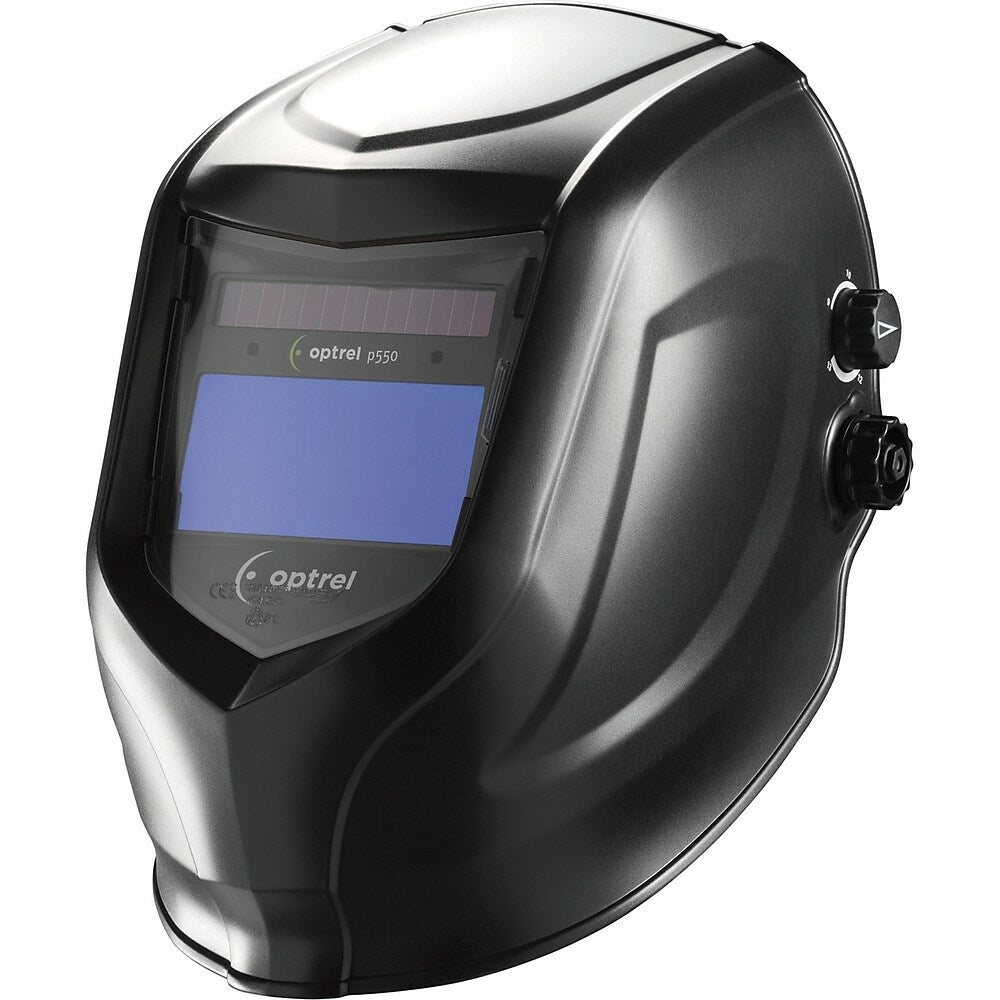 Image of Optrel, P550 Welding Helmets, 3.93" x 1.96" View Area, 9 - 13 Shade Range, Black