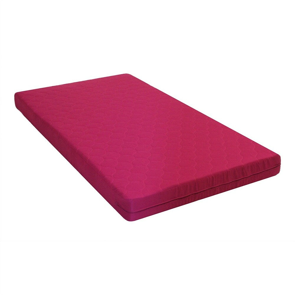 Image of DHP 6" Twin Quilted Top Bunk Bed Mattress - Pink