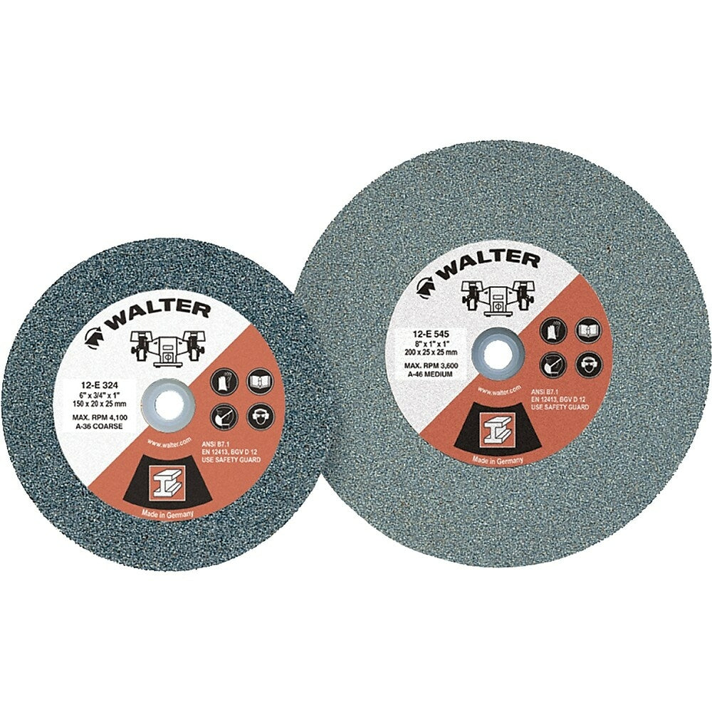 Image of Walter Surface Technologies Bench Grinding Wheels - Bench & Pedestal Grinding Wheels - 2 Pack
