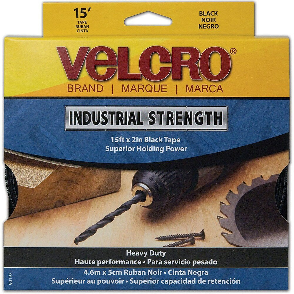 Image of VELCRO Brand Industrial-Strength Tape - Black