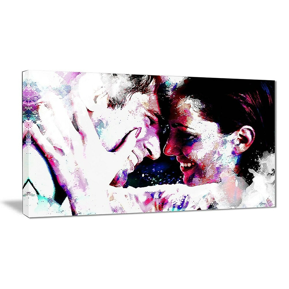 Image of Designart Always and Forever Sensual Canvas Art Print, (PT2931-32-16)