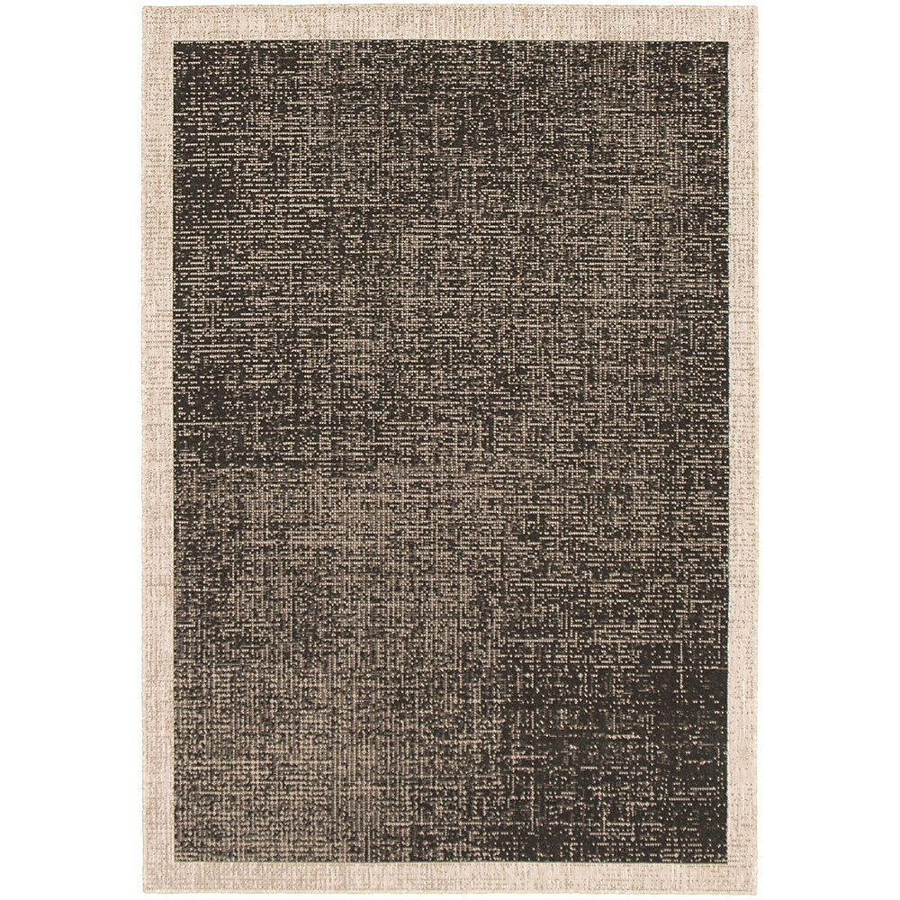 Image of eCarpetGallery Sisal Classic Rug - 7'1 x 10'2" - Black/Silver