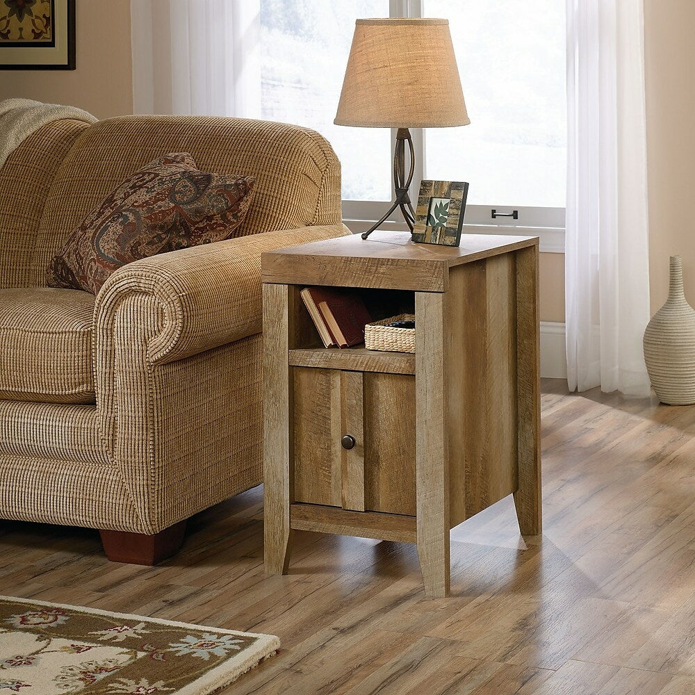 Image of Sauder Dakota Pass End Table, Craftsman Oak, Brown