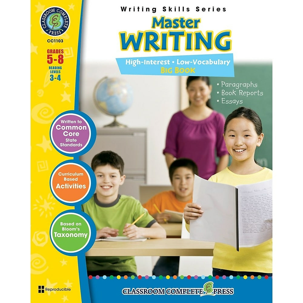 Image of eBook: Master Writing Big Book - (PDF version - 1-User Download) - ISBN 978-1-55319-395-1 - Grade 5 - 8