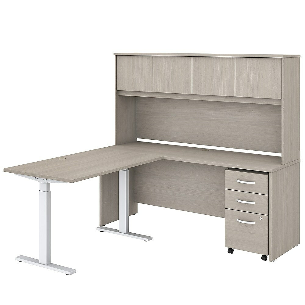Bush Business Furniture Studio C 72w X 24d L Shaped Desk Hutch 48w Staples Ca