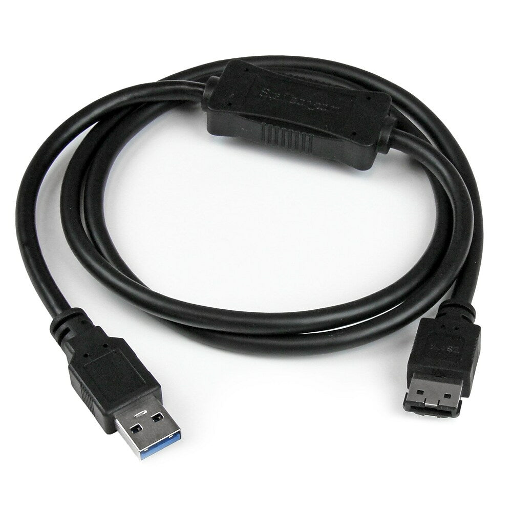 Image of StarTech USB 3.0 to Esata Hdd/Ssd/Odd Adapter Cable, 3Ft Esata Hard Drive to USB 3.0 Adapter Cable, SATA6GBps