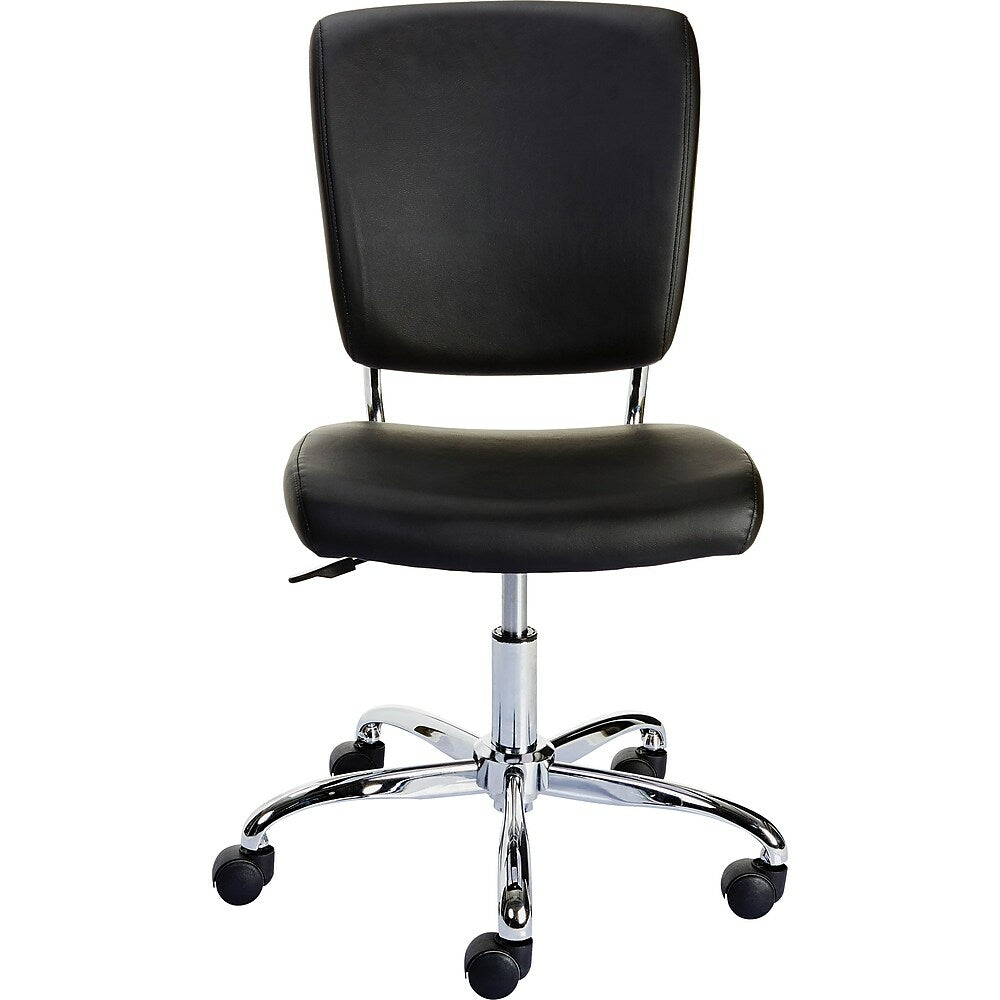 Image of Staples Nadler Luxura Armless Office Chair - Black
