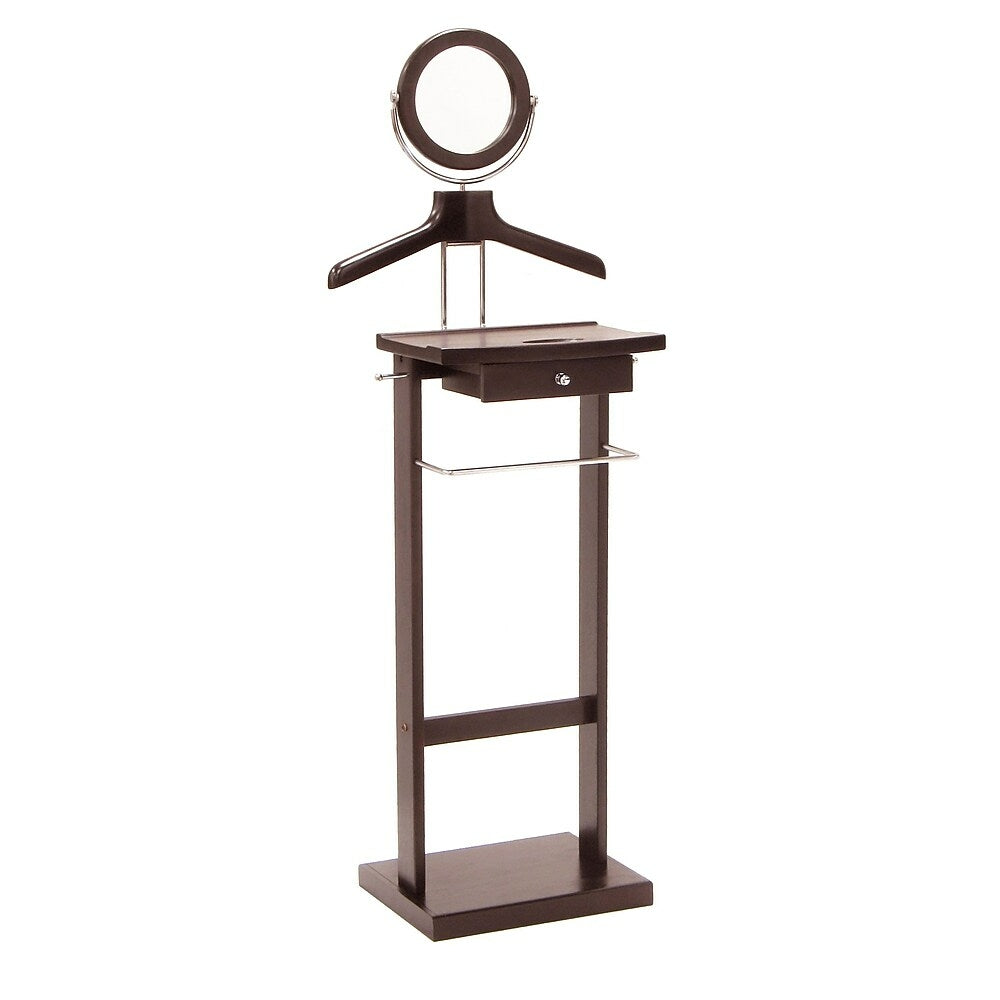 Image of Winsome Valet Stand with Wood Base, Espresso