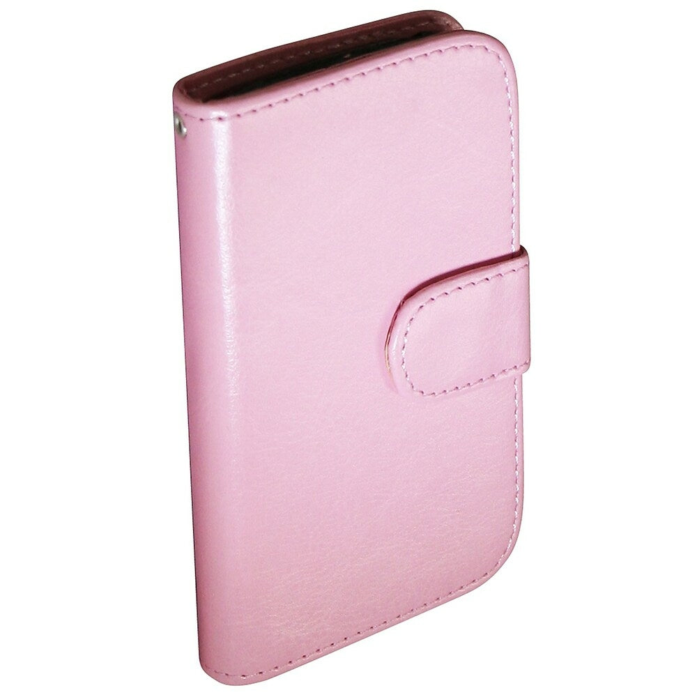 Image of Exian Leather Wallet Case for Samsung Galaxy Ace 2x - Pink