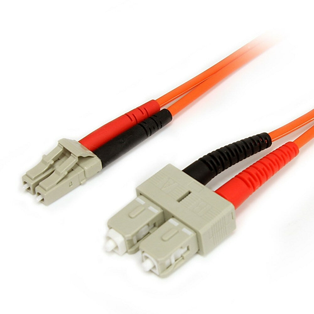 Image of StarTech Multimode 62.5/125 Duplex Fiber Patch Cable LC, SC, 1m