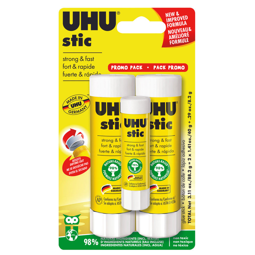Image of UHU Glue Sticks - 40gr - 2 Pack