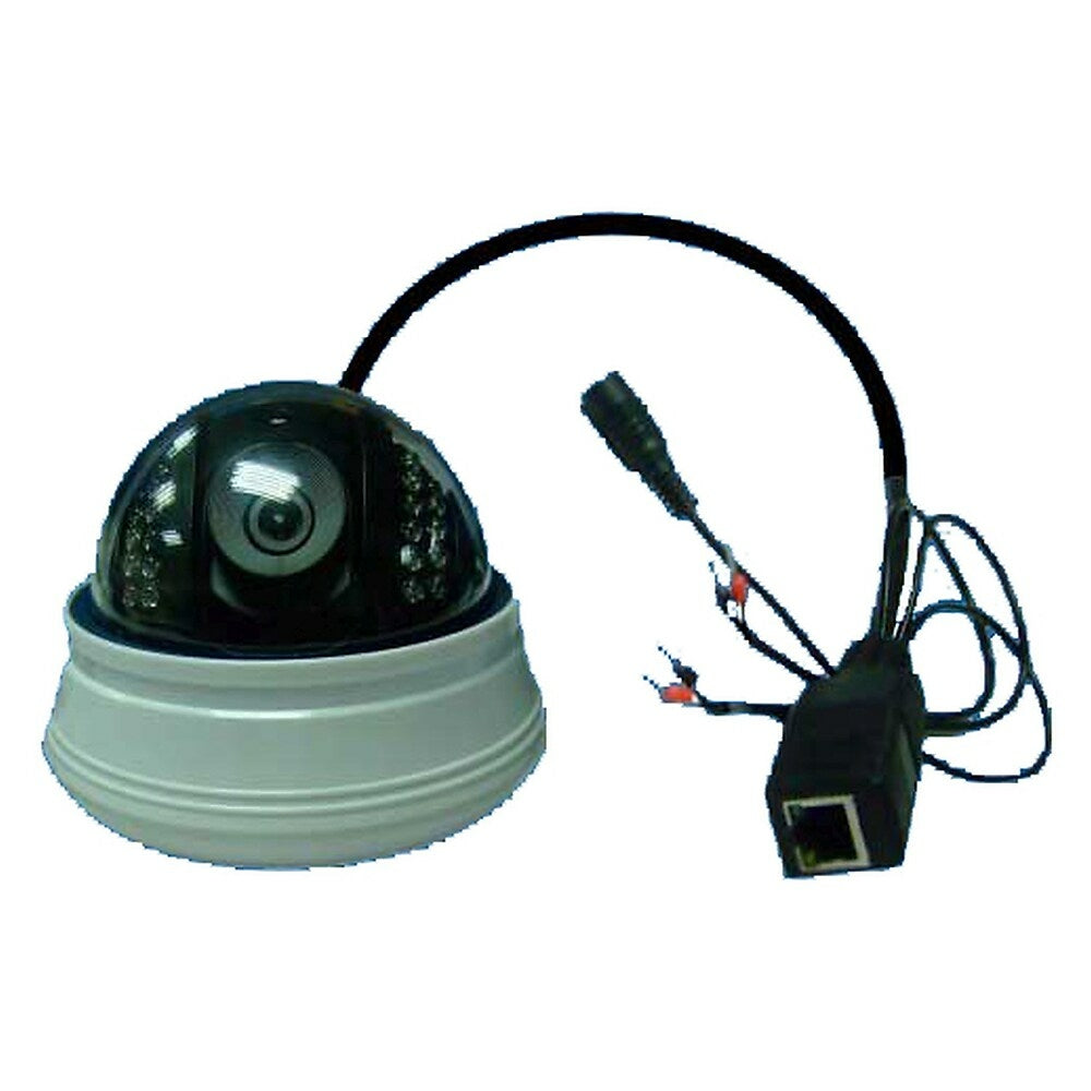 Image of SeqCam Dome IP Camera, 9" x 10" x 6", White