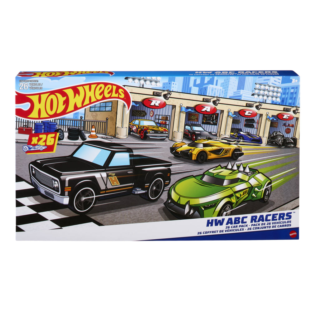 Image of Hot Wheels ABC Racers/Speed Readers Set - 26 Vehicles