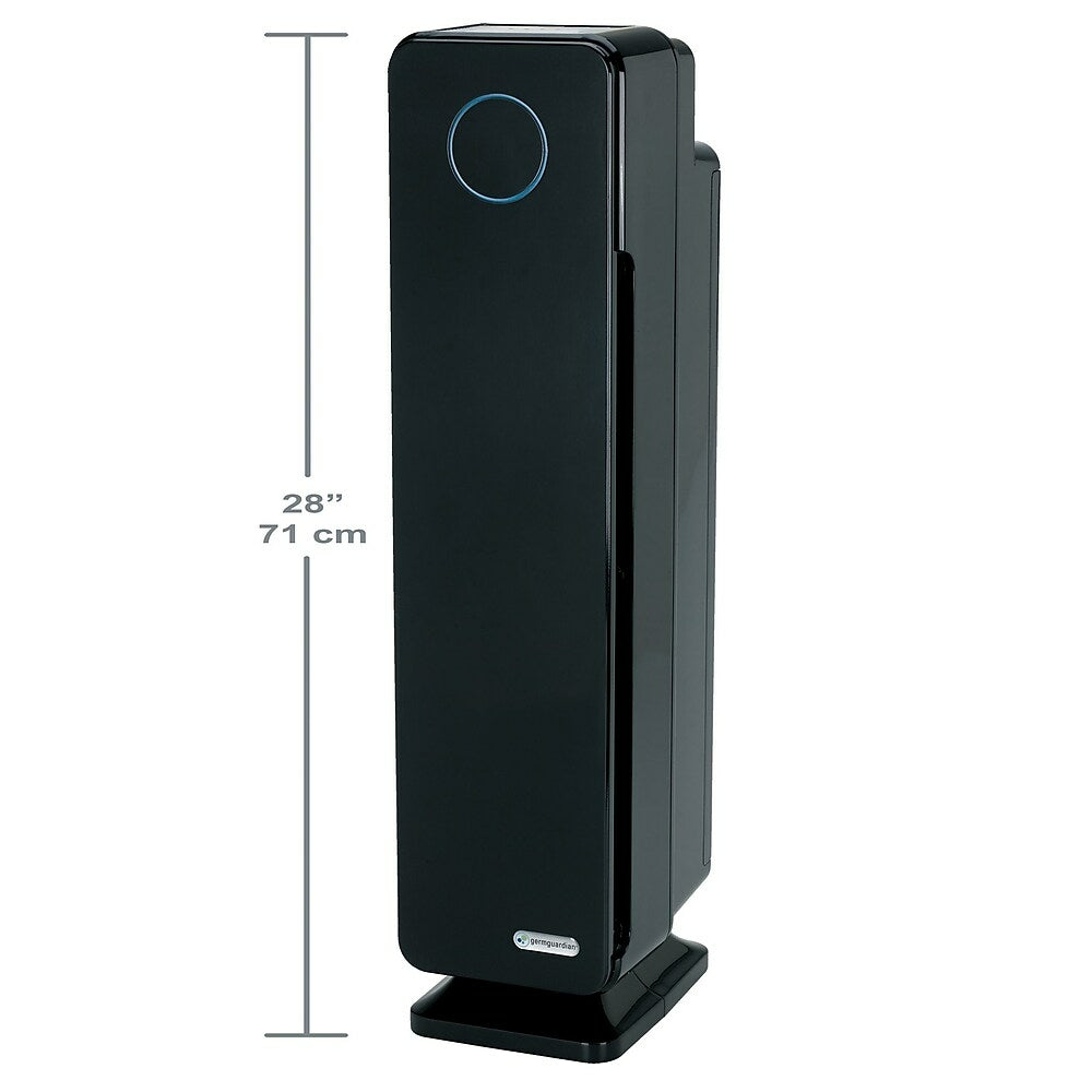 Image of GermGuardian AC5350BCA Elite 4-in-1 True HEPA Air Purifier System with UV Sanitizer and Odor Reduction