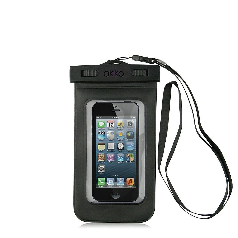 Image of Akiko Universal Waterproof Cell Phone Carrying Case, Black